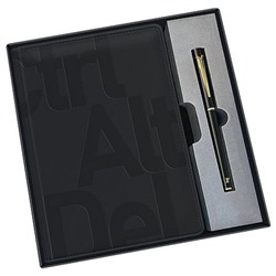 Ежедневник недатированный А5 272 стр. "Ctl+Alt+Del" (385004) 67142 черный, тв. переплет, кожзам,в подарочной коробке BG