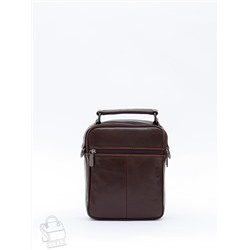 Сумка мужская кожаная 633M brown Fuzhiniao в Новосибирске