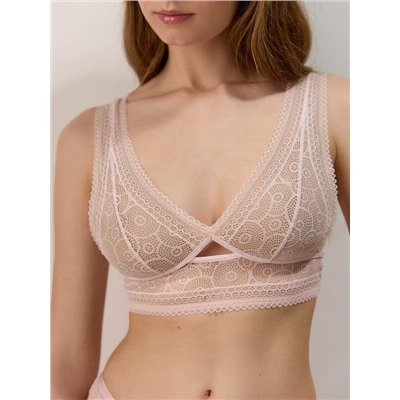 Бюстье CONTE LACE TWIST LBE 1986 Бюстье с треугольными чашками из фактурного кружева