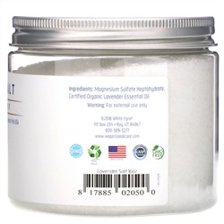 White Egret Personal Care, Английская соль, лаванда, 454 г (16 унций)