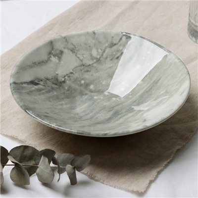 Тарелка керамическая «Стоун», 20×5.5 см, 600 мл, Dolce Ceramo