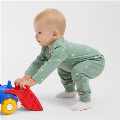 Штанишки детские MINAKU, рост 62-68 см, оливковые