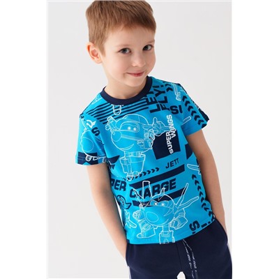 Фуфайка трикотажная для мальчиков (футболка) PLAYTODAY, 1239641