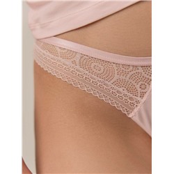 Трусы CONTE LACE TWIST LBR 1989 Трусы «бразилиана» из фактурного кружева и хлопка