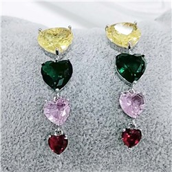 Серьги длинные на гвоздиках арт. 13 1842 (id 267826)