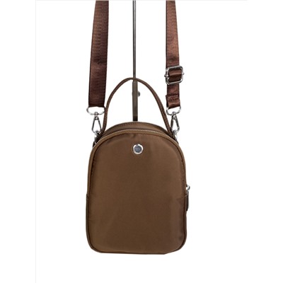 Текстильная сумка из непромокаемого текстиля, цвет шоколад