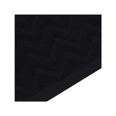 Полотенце махровое LoveLife Zig-Zag, 50×90 см, цвет чёрный, 100% хл, 450 г/м²