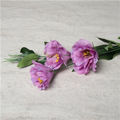 Цветок искусственный Эустома 80 см / C-80 /уп 80/800/