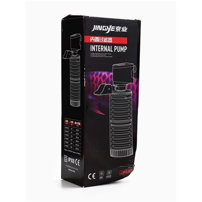 УЦЕНКА Фильтр внутренний JINGYE JY-8300F, двухсекционный, 800 л/ч, 20 Вт