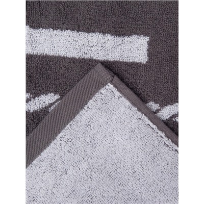 Полотенце махровое Этель Super man, 70×130 см, 100% хлопок, 420 г/м², серое