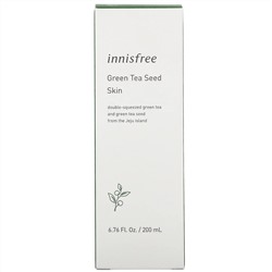 Innisfree, Тонер с экстрактом семян зеленого чая, 200 мл