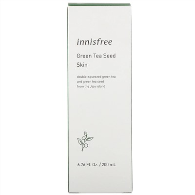 Innisfree, Тонер с экстрактом семян зеленого чая, 200 мл
