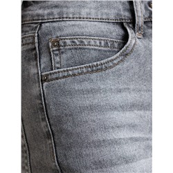 Джинсы дудочки из эластичного денима средней плотности