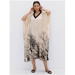 Omsa Платье OmD 0522D SAKURA Платье-туника принт. жен. (длинная свободного силуэта), PL