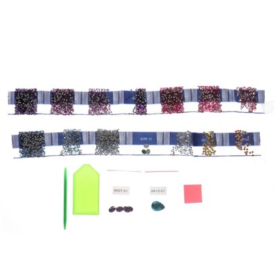 Алмазная мозаика с частичным заполнением и форменными стразами на холсте «Красивая кошечка», 30×40 см