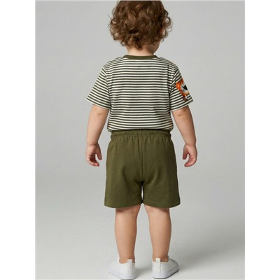 Комплект детский трикотажный для мальчиков: джемпер (футболка), шорты