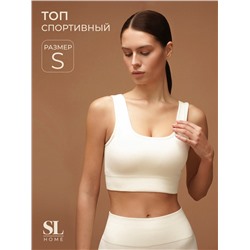 Топ спортивный женский Sima-Land Home, размер S, молочный