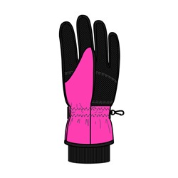 Перчатки текстильные для девочек