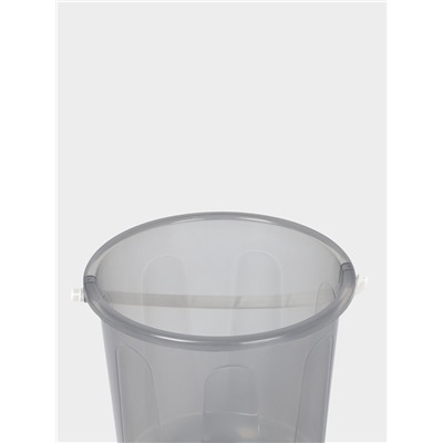 Ведро с крышкой «Хозяюшка», 5 л, d=22 см, h=22 см, пластик, МИКС