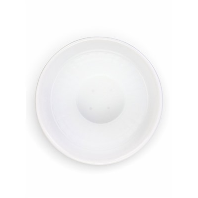 Горшок для цветов «Венеция», 10 л, d=32 см, h=25 см, пластиковый, с поддоном, белый