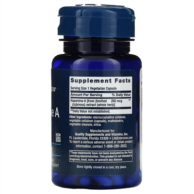 Life Extension, Huperzine A, 200 mcg, 60 Vegetarian Capsules