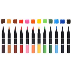 Карандаши 12цв трехгранные Blackwood супермягкие черное дерево AF03-051-12 ARTформат