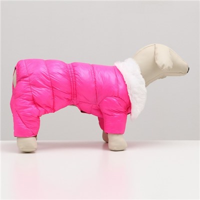 Комбинезон «Астронавт», размер 10, ДС 25 см, ОГ 34 см, ОШ 24 см, розовый