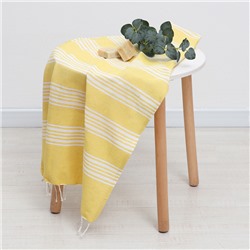Полотенце - пештемаль пляжное LoveLife Boston, 75×170 см, жёлтое