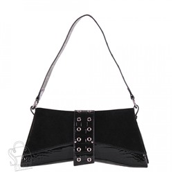 Сумка женская кожаная 1006-1THAA black Polina&Eiterou/50