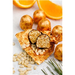 Кедровый грильяж / Апельсин и Корица / шоу-бокс/ 540 г / ТМ Сибирский кедр