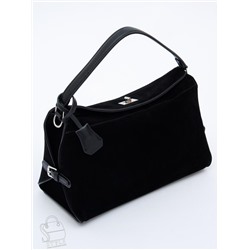 Сумка женская кожаная 1026LF black Polina&Eiterou  в Новосибирске