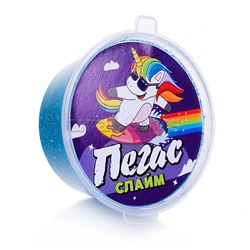 Слайм Пегас, 50 гр. голография, бирюза