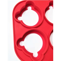 Силиконовая форма "Мишка" для яичницы, блинов, оладий и т.д.