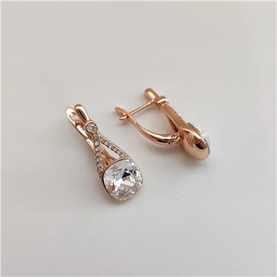 Серьги с кристаллами Swarovski