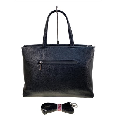 Женская сумка из искусственной кожи, цвет черный