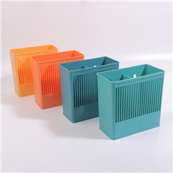 Органайзер настенный Classic, 2 секции, с клеевыми крючками, 14.5×14.5×7.5 см, МИКС