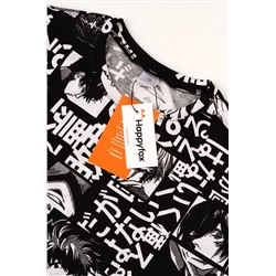Детский лонгслив с двойным рукавом Happyfox