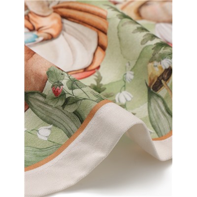 Скатерть «Этель. Кроличья ферма», 149×110 см, 100% хлопок, саржа 190 г/м²