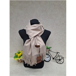 Мягкий палантин из кашемира, цвет светло бежевый