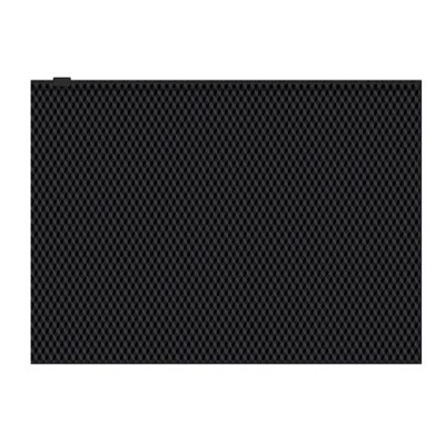 Папка на гибкой молнии B5 ZIP Diamond Total Black непрозрачная черная 55081 ErichKrause