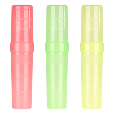 Пенал-тубус пластиковый 195х45 неон ПН35 Стамм