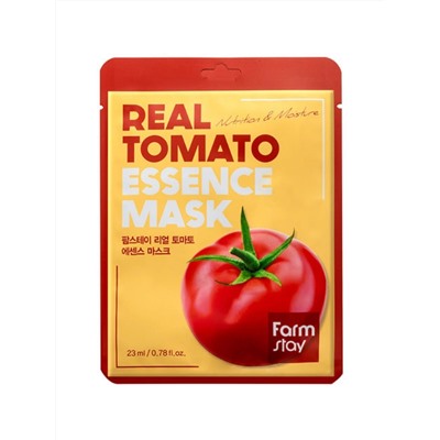 FARMSTAY - МАСКА ТКАНЕВАЯ ДЛЯ ЛИЦА С ЭКСТРАКТОМ ТОМАТА REAL TOMATO ESSENCE MASK, 23 ML