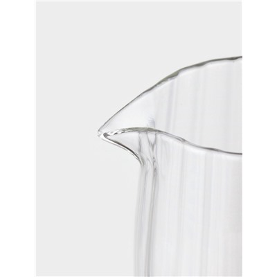 Кувшин Bella Tenero «Эко. Дольки», 1.2 л, 9×14×24.5 см, с бамбуковой крышкой, стекло, прозрачный