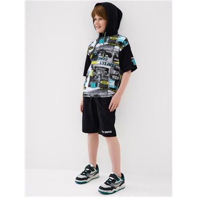 Комплект трикотажный для мальчиков: джемпер (футболка), шорты