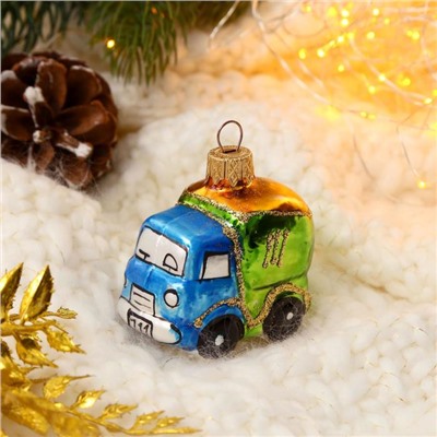 Ёлочное украшение «Грузовичок» h=7 см