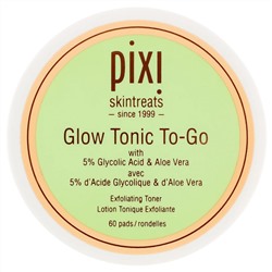 Pixi Beauty, Сияющий тоник "На бегу", 60 подушечек