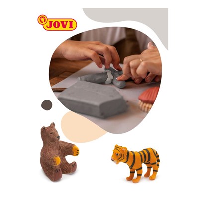 Паста для лепки  250гр. серая 83G JOVI