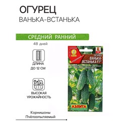 Семена огурца "Ванька-Встанька", F1, 10 шт.