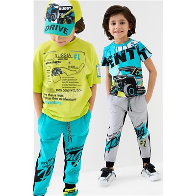 Брюки трикотажные для мальчиков, 2 пары в комплекте PLAYTODAY, 1239592