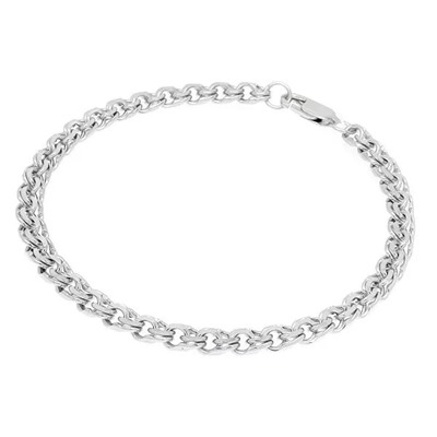 Браслет из серебра без вставки, ТР-бисмарк 0,9